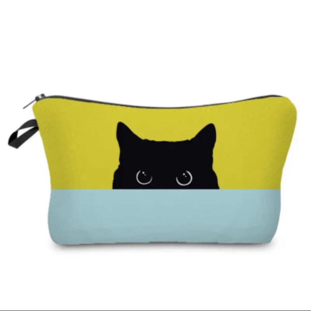 Cat makeup bag new